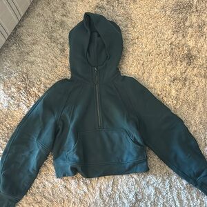 Dark teal/forest green Lululemon Scuba zip up